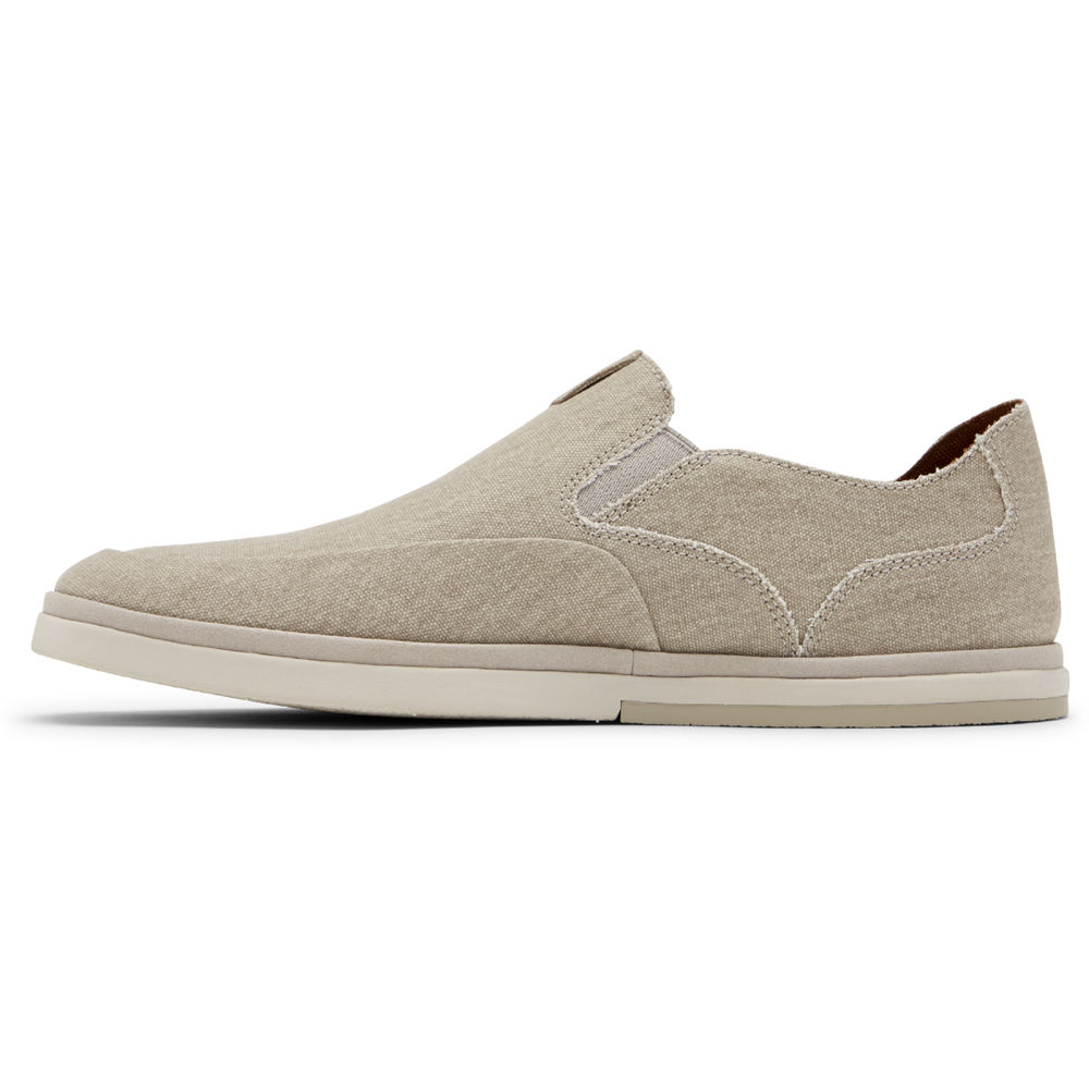 Rockport Mens Slip-On Beige - Austyn - UK 023-LRNDKB